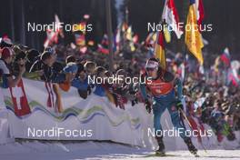 10.12.2016, Pokljuka, Slovenia (SLO): Quentin Fillon Maillet (FRA) -  IBU world cup biathlon, pursuit men, Pokljuka (SLO). www.nordicfocus.com. © Manzoni/NordicFocus. Every downloaded picture is fee-liable.