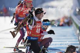 10.12.2016, Pokljuka, Slovenia (SLO): Dominik Landertinger (AUT) -  IBU world cup biathlon, pursuit men, Pokljuka (SLO). www.nordicfocus.com. © Manzoni/NordicFocus. Every downloaded picture is fee-liable.