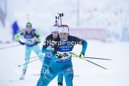 10.12.2016, Pokljuka, Slovenia (SLO): Justine Braisaz (FRA) -  IBU world cup biathlon, pursuit women, Pokljuka (SLO). www.nordicfocus.com. © Manzoni/NordicFocus. Every downloaded picture is fee-liable.