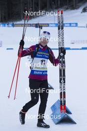 10.12.2016, Pokljuka, Slovenia (SLO): Marie Dorin Habert (FRA) -  IBU world cup biathlon, pursuit women, Pokljuka (SLO). www.nordicfocus.com. © Manzoni/NordicFocus. Every downloaded picture is fee-liable.