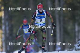 10.12.2016, Pokljuka, Slovenia (SLO): Franziska Hildebrand (GER) -  IBU world cup biathlon, pursuit women, Pokljuka (SLO). www.nordicfocus.com. © Manzoni/NordicFocus. Every downloaded picture is fee-liable.