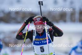10.12.2016, Pokljuka, Slovenia (SLO): Franziska Hildebrand (GER) -  IBU world cup biathlon, pursuit women, Pokljuka (SLO). www.nordicfocus.com. © Manzoni/NordicFocus. Every downloaded picture is fee-liable.