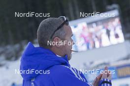 10.12.2016, Pokljuka, Slovenia (SLO): Borut Nunar (SLO) IBU race director -  IBU world cup biathlon, pursuit women, Pokljuka (SLO). www.nordicfocus.com. © Manzoni/NordicFocus. Every downloaded picture is fee-liable.