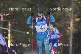 11.12.2016, Pokljuka, Slovenia (SLO): Jean Guillaume Beatrix (FRA) -  IBU world cup biathlon, relay men, Pokljuka (SLO). www.nordicfocus.com. © Manzoni/NordicFocus. Every downloaded picture is fee-liable.
