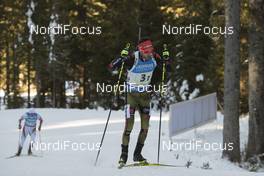 11.12.2016, Pokljuka, Slovenia (SLO): Matthias Dorfer (GER) -  IBU world cup biathlon, relay men, Pokljuka (SLO). www.nordicfocus.com. © Manzoni/NordicFocus. Every downloaded picture is fee-liable.