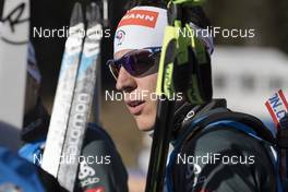 11.12.2016, Pokljuka, Slovenia (SLO): Quentin Fillon Maillet (FRA) -  IBU world cup biathlon, relay men, Pokljuka (SLO). www.nordicfocus.com. © Manzoni/NordicFocus. Every downloaded picture is fee-liable.