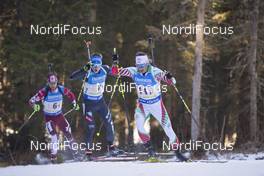 11.12.2016, Pokljuka, Slovenia (SLO): Krasimir Anev (BUL) -  IBU world cup biathlon, relay men, Pokljuka (SLO). www.nordicfocus.com. © Manzoni/NordicFocus. Every downloaded picture is fee-liable.