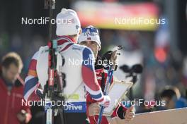 09.12.2016, Pokljuka, Slovenia (SLO): Siegfried Mazet (FRA) coach team Norway -  IBU world cup biathlon, sprint men, Pokljuka (SLO). www.nordicfocus.com. © Manzoni/NordicFocus. Every downloaded picture is fee-liable.