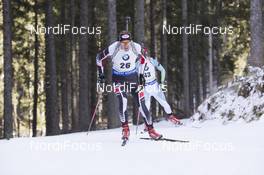 09.12.2016, Pokljuka, Slovenia (SLO): Dominik Landertinger (AUT) -  IBU world cup biathlon, sprint men, Pokljuka (SLO). www.nordicfocus.com. © Manzoni/NordicFocus. Every downloaded picture is fee-liable.