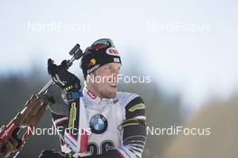 09.12.2016, Pokljuka, Slovenia (SLO): Dominik Landertinger (AUT) -  IBU world cup biathlon, sprint men, Pokljuka (SLO). www.nordicfocus.com. © Manzoni/NordicFocus. Every downloaded picture is fee-liable.