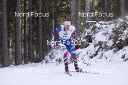 09.12.2016, Pokljuka, Slovenia (SLO): Emil Hegle Svendsen (NOR) -  IBU world cup biathlon, sprint men, Pokljuka (SLO). www.nordicfocus.com. © Manzoni/NordicFocus. Every downloaded picture is fee-liable.