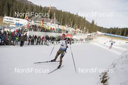 09.12.2016, Pokljuka, Slovenia (SLO): Florian Graf (GER) -  IBU world cup biathlon, sprint men, Pokljuka (SLO). www.nordicfocus.com. © Manzoni/NordicFocus. Every downloaded picture is fee-liable.