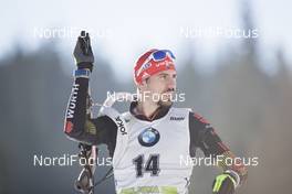 09.12.2016, Pokljuka, Slovenia (SLO): Arnd Peiffer (GER) -  IBU world cup biathlon, sprint men, Pokljuka (SLO). www.nordicfocus.com. © Manzoni/NordicFocus. Every downloaded picture is fee-liable.