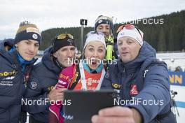 09.12.2016, Pokljuka, Slovenia (SLO): Justine Braisaz (FRA) -  IBU world cup biathlon, sprint women, Pokljuka (SLO). www.nordicfocus.com. © Manzoni/NordicFocus. Every downloaded picture is fee-liable.