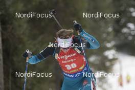 09.12.2016, Pokljuka, Slovenia (SLO): Anais Bescond (FRA) -  IBU world cup biathlon, sprint women, Pokljuka (SLO). www.nordicfocus.com. © Manzoni/NordicFocus. Every downloaded picture is fee-liable.