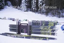 09.12.2016, Pokljuka, Slovenia (SLO): Industry Feature: Fischer skis are ready to be tested -  IBU world cup biathlon, training, Pokljuka (SLO). www.nordicfocus.com. © Manzoni/NordicFocus. Every downloaded picture is fee-liable.