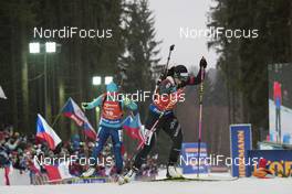 18.12.2016, Nove Mesto, Czech Republic (CZE): Lena Haecki (SUI) - IBU world cup biathlon, mass women, Nove Mesto (CZE). www.nordicfocus.com. © Manzoni/NordicFocus. Every downloaded picture is fee-liable.
