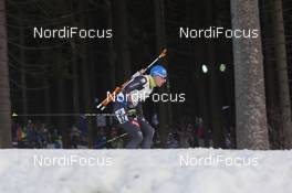 17.12.2016, Nove Mesto, Czech Republic (CZE): Lukas Hofer (ITA) - IBU world cup biathlon, pursuit men, Nove Mesto (CZE). www.nordicfocus.com. © Manzoni/NordicFocus. Every downloaded picture is fee-liable.