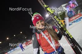 17.12.2016, Nove Mesto, Czech Republic (CZE): Dorothea Wierer (ITA) - IBU world cup biathlon, pursuit women, Nove Mesto (CZE). www.nordicfocus.com. © Manzoni/NordicFocus. Every downloaded picture is fee-liable.