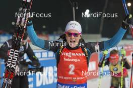 17.12.2016, Nove Mesto, Czech Republic (CZE): Anais Chevalier (FRA) - IBU world cup biathlon, pursuit women, Nove Mesto (CZE). www.nordicfocus.com. © Manzoni/NordicFocus. Every downloaded picture is fee-liable.