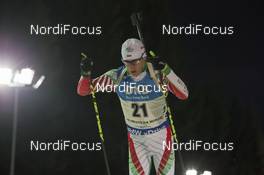 15.12.2016, Nove Mesto, Czech Republic (CZE): Krasimir Anev (BUL) - IBU world cup biathlon, sprint men, Nove Mesto (CZE). www.nordicfocus.com. © Manzoni/NordicFocus. Every downloaded picture is fee-liable.