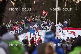 01.01.2016, Lenzerheide, Switzerland (SUI): Anastasia Dotsenko (RUS), Ingvild Flugstad Oestberg (NOR), Laurien Van Der Graaff (SUI), Hanna Falk (SWE), Gaia Vuerich (ITA), (l-r)  - FIS world cup cross-country, tour de ski, individual sprint, Lenzerheide (SUI). www.nordicfocus.com. © Felgenhauer/NordicFocus. Every downloaded picture is fee-liable.