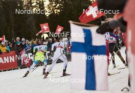 01.01.2016, Lenzerheide, Switzerland (SUI): Vesna Fabjan (SLO), Ida Ingemarsdotter (SWE), (l-r)  - FIS world cup cross-country, tour de ski, individual sprint, Lenzerheide (SUI). www.nordicfocus.com. © Felgenhauer/NordicFocus. Every downloaded picture is fee-liable.