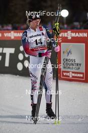 01.01.2016, Lenzerheide, Switzerland (SUI): Jessica Diggins (USA) - FIS world cup cross-country, tour de ski, individual sprint, Lenzerheide (SUI). www.nordicfocus.com. © Felgenhauer/NordicFocus. Every downloaded picture is fee-liable.