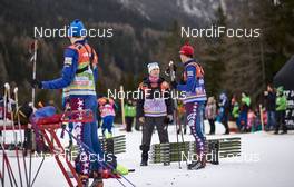 02.01.2016, Lenzerheide, Switzerland (SUI): service men at work   - FIS world cup cross-country, tour de ski, mass women, Lenzerheide (SUI). www.nordicfocus.com. © Felgenhauer/NordicFocus. Every downloaded picture is fee-liable.
