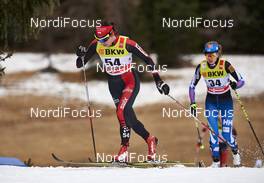 02.01.2016, Lenzerheide, Switzerland (SUI): Justyna Kowalczyk (POL), Laura Mononen (FIN), (l-r)  - FIS world cup cross-country, tour de ski, mass women, Lenzerheide (SUI). www.nordicfocus.com. © Felgenhauer/NordicFocus. Every downloaded picture is fee-liable.