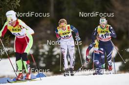 02.01.2016, Lenzerheide, Switzerland (SUI): Ida Sargent (USA), Lucia Scardoni (ITA), (l-r)  - FIS world cup cross-country, tour de ski, mass women, Lenzerheide (SUI). www.nordicfocus.com. © Felgenhauer/NordicFocus. Every downloaded picture is fee-liable.