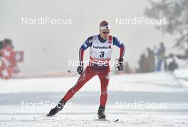 03.01.2016, Lenzerheide, Switzerland (SUI): Didrik Toenseth (NOR) - FIS world cup cross-country, tour de ski, pursuit men, Lenzerheide (SUI). www.nordicfocus.com. © Felgenhauer/NordicFocus. Every downloaded picture is fee-liable.