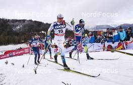 05.01.2016, Oberstdorf, Germany (GER): Andrew Newell (USA), Emil Joensson (SWE), Maurice Manificat (FRA), (l-r)  - FIS world cup cross-country, tour de ski, individual sprint, Oberstdorf (GER). www.nordicfocus.com. © Felgenhauer/NordicFocus. Every downloaded picture is fee-liable.