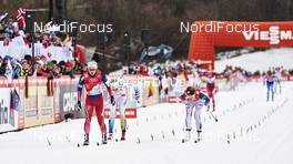 05.01.2016, Oberstdorf, Germany (GER): Ingvild Flugstad Oestberg (NOR), Sophie Caldwell (USA), (l-r)  - FIS world cup cross-country, tour de ski, individual sprint, Oberstdorf (GER). www.nordicfocus.com. © Felgenhauer/NordicFocus. Every downloaded picture is fee-liable.