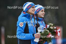 05.01.2016, Oberstdorf, Germany (GER): ceremony girls   - FIS world cup cross-country, tour de ski, individual sprint, Oberstdorf (GER). www.nordicfocus.com. © Felgenhauer/NordicFocus. Every downloaded picture is fee-liable.