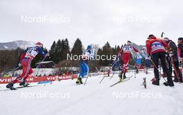 05.01.2016, Oberstdorf, Germany (GER): Sjur Roethe (NOR), Sami Jauhojaervi (FIN), Len Valjas (CAN), (l-r)  - FIS world cup cross-country, tour de ski, individual sprint, Oberstdorf (GER). www.nordicfocus.com. © Felgenhauer/NordicFocus. Every downloaded picture is fee-liable.