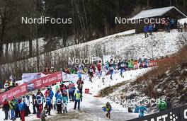 05.01.2016, Oberstdorf, Germany (GER): athletes and coaches in the uphill   - FIS world cup cross-country, tour de ski, individual sprint, Oberstdorf (GER). www.nordicfocus.com. © Felgenhauer/NordicFocus. Every downloaded picture is fee-liable.
