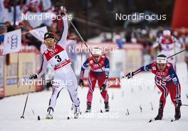 05.01.2016, Oberstdorf, Germany (GER): Sophie Caldwell (USA), Heidi Weng (NOR), (l-r)  - FIS world cup cross-country, tour de ski, individual sprint, Oberstdorf (GER). www.nordicfocus.com. © Felgenhauer/NordicFocus. Every downloaded picture is fee-liable.