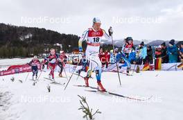 05.01.2016, Oberstdorf, Germany (GER): Lucia Scardoni (ITA), Therese Johaug (NOR), Justyna Kowalczyk (POL), Hanna Falk (SWE), Laura Mononen (FIN), (l-r)  - FIS world cup cross-country, tour de ski, individual sprint, Oberstdorf (GER). www.nordicfocus.com. © Felgenhauer/NordicFocus. Every downloaded picture is fee-liable.