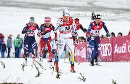 05.01.2016, Oberstdorf, Germany (GER): Therese Johaug (NOR), Hanna Falk (SWE), Jessica Diggins (USA), (l-r)  - FIS world cup cross-country, tour de ski, individual sprint, Oberstdorf (GER). www.nordicfocus.com. © Felgenhauer/NordicFocus. Every downloaded picture is fee-liable.