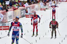 06.01.2016, Oberstdorf, Germany (GER): Martin Johnsrud Sundby (NOR), Thomas Bing (GER), (l-r)  - FIS world cup cross-country, tour de ski, mass men, Oberstdorf (GER). www.nordicfocus.com. © Felgenhauer/NordicFocus. Every downloaded picture is fee-liable.