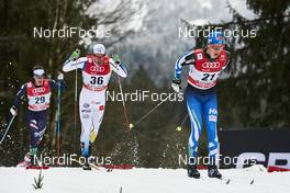 06.01.2016, Oberstdorf, Germany (GER): Giandomenico Salvadori (ITA), Emil Joensson (SWE), Matti Heikkinen (FIN), (l-r)  - FIS world cup cross-country, tour de ski, mass men, Oberstdorf (GER). www.nordicfocus.com. © Felgenhauer/NordicFocus. Every downloaded picture is fee-liable.