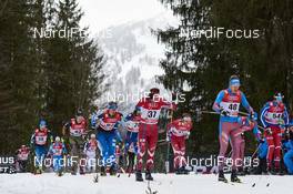 06.01.2016, Oberstdorf, Germany (GER): Ivan Babikov (CAN), Devon Kershaw (CAN) - FIS world cup cross-country, tour de ski, mass men, Oberstdorf (GER). www.nordicfocus.com. © Felgenhauer/NordicFocus. Every downloaded picture is fee-liable.
