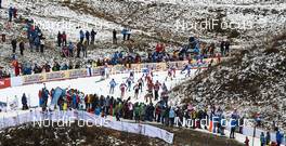 06.01.2016, Oberstdorf, Germany (GER): the first group on the way to the last lap   - FIS world cup cross-country, tour de ski, mass men, Oberstdorf (GER). www.nordicfocus.com. © Felgenhauer/NordicFocus. Every downloaded picture is fee-liable.