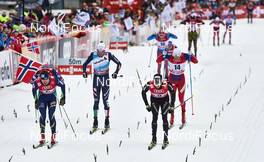 06.01.2016, Oberstdorf, Germany (GER): Alexey Poltoranin (KAZ), Francesco De Fabiani (ITA), Dario Cologna (SUI), Niklas Dyrhaug (NOR), (l-r)  - FIS world cup cross-country, tour de ski, mass men, Oberstdorf (GER). www.nordicfocus.com. © Felgenhauer/NordicFocus. Every downloaded picture is fee-liable.