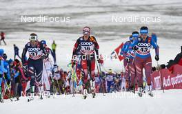 06.01.2016, Oberstdorf, Germany (GER): Lucia Scardoni (ITA), Teresa Stadlober (AUT), Elena Soboleva (RUS), (l-r)  - FIS world cup cross-country, tour de ski, mass women, Oberstdorf (GER). www.nordicfocus.com. © Felgenhauer/NordicFocus. Every downloaded picture is fee-liable.