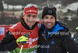 04.01.2016, Oberstdorf, Germany (GER): Tobias Angerer (GER) und Peter Schlickenrieder (GER)   - FIS world cup cross-country, tour de ski, training, Oberstdorf (GER). www.nordicfocus.com. © Felgenhauer/NordicFocus. Every downloaded picture is fee-liable.