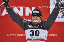 08.01.2016, Cortina-Toblach, Italy (ITA): Maurice Manificat (FRA) - FIS world cup cross-country, tour de ski, 10km men, Cortina-Toblach (ITA). www.nordicfocus.com. © Felgenhauer/NordicFocus. Every downloaded picture is fee-liable.