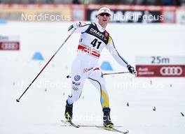 08.01.2016, Cortina-Toblach, Italy (ITA): Oskar Svensson (SWE) - FIS world cup cross-country, tour de ski, 10km men, Cortina-Toblach (ITA). www.nordicfocus.com. © Felgenhauer/NordicFocus. Every downloaded picture is fee-liable.