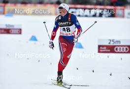 08.01.2016, Cortina-Toblach, Italy (ITA): Emil Iversen (NOR) - FIS world cup cross-country, tour de ski, 10km men, Cortina-Toblach (ITA). www.nordicfocus.com. © Felgenhauer/NordicFocus. Every downloaded picture is fee-liable.